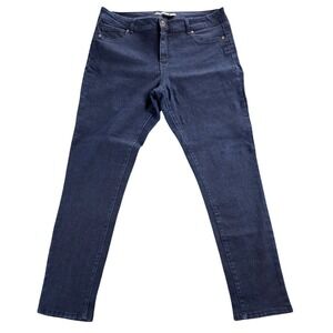 Jordache Womens Denim Legging Jeans Size 18 Stretch Rinse Dark Wash JM313012R